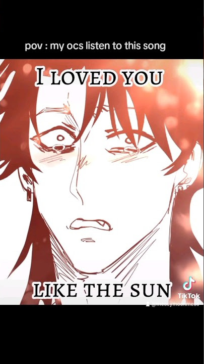 the moon will sing a song for me I loved you like the sun oc animation #sytyav #animationart #oclore