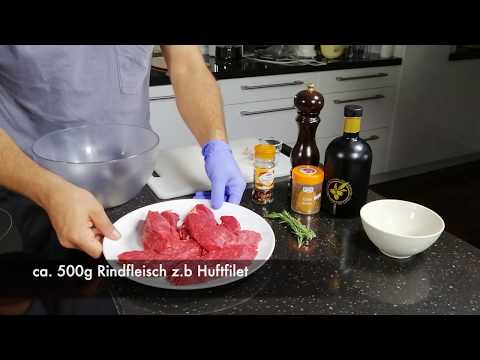 Marinade für Rindfleisch &rsquo;step by step&rsquo; shorty - Foodonum