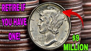 Super Rare Mercury Silver Dimes Worth BIG Money – 1920 Dime Value!”