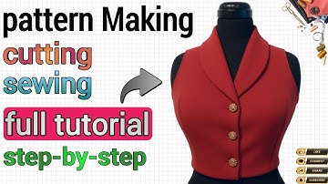 3 Steps Collar Design: Pattern Making, Cut & Sew + Pro Mannequin Result