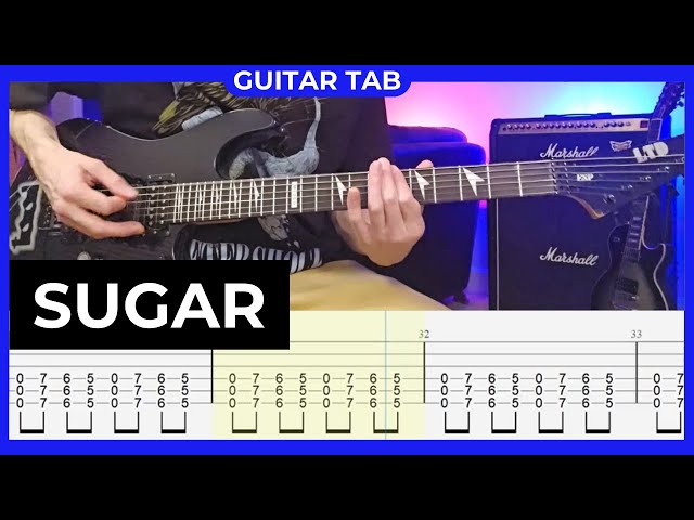 System of a Down - Sugar - Guitar Tab | Lesson | Cover | Tutorial (S.O.A.D.)