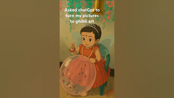 Cute Trend 😘 #ghibli #ai #subscribe #youtube #chatgpt #trending #viralvideo #shorts #shortsfeed