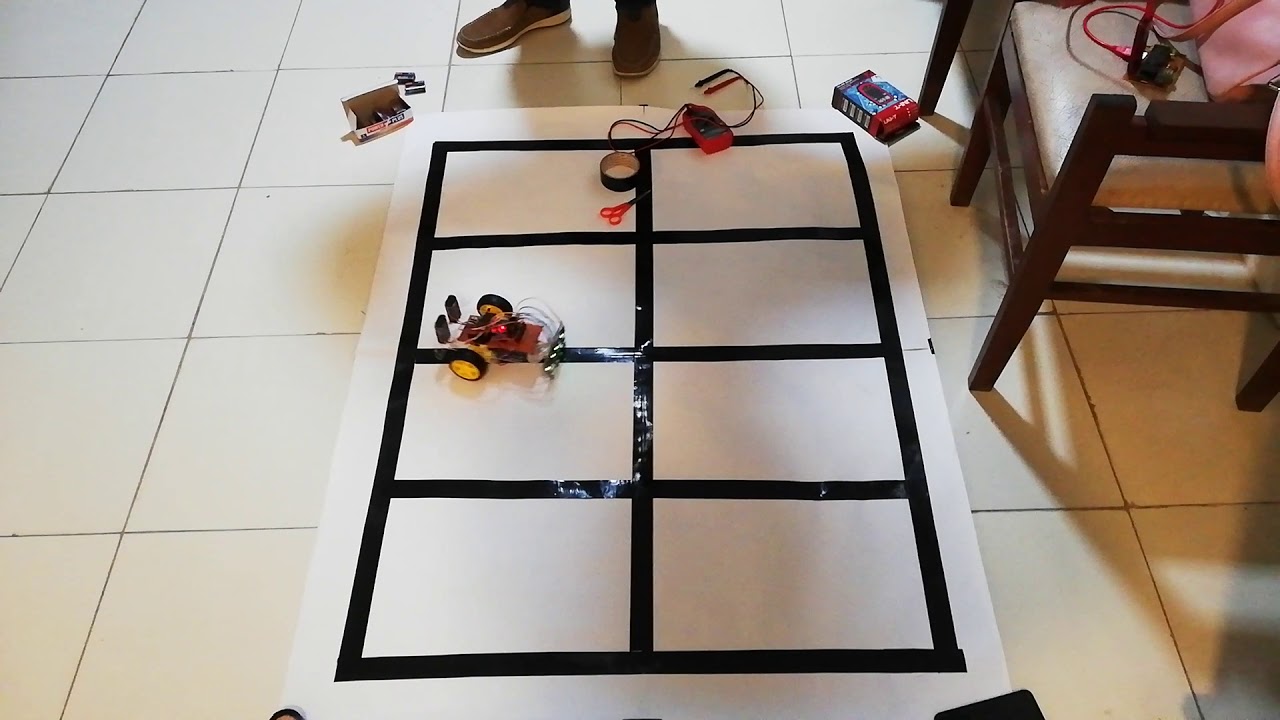 How to Make Grid Following Robot | Line Following Robot ...