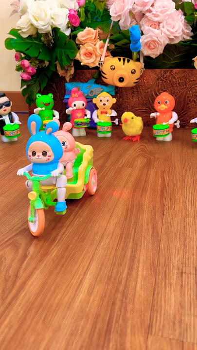 Kelinci boncengan naik sepeda lucu 🐇 🚲