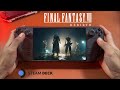 Final Fantasy VII Rebirth - Steam deck Oled | Low-High Settings | 15W | 900p | Gameplay