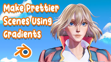 Add Color to Your Scene & Lighting With Gradients! [BLENDER SIMPLE TUTORIAL]