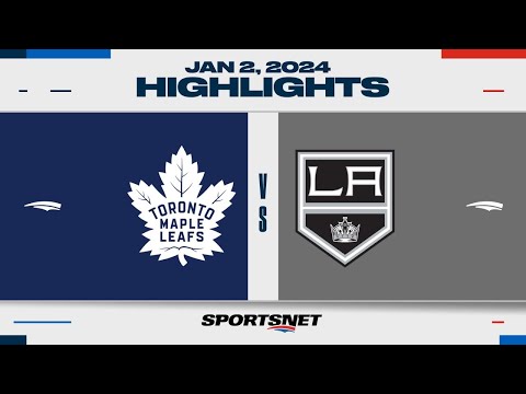 NHL Highlights | Maple Leafs vs. Kings - January 2, 2024