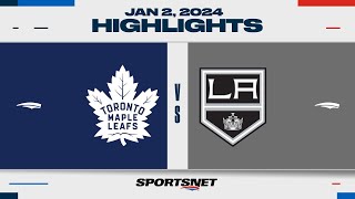 NHL Highlights | Maple Leafs vs. Kings - January 2, 2024 screenshot 4