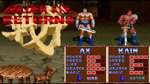Ax Battler & Kain Blade - Golden Axe Returns Coop