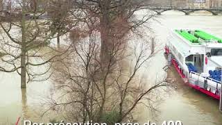 Paris: la Seine monte à plus de 5,50 mètres, le pic attendu pour ce week-end