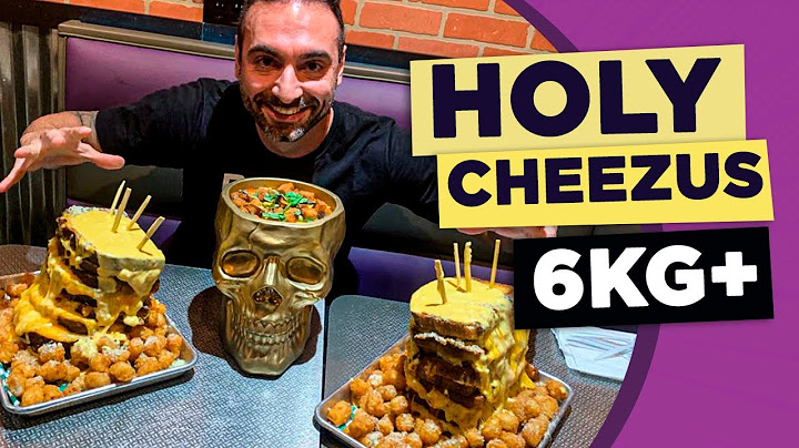HOLY CHEEZUS CHALLENGE!! (13+ lbs)
