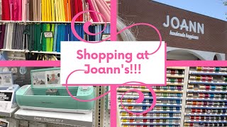 Joann Fabrics Shopping!! Shop with me @joannstores - Embroidery Etsy Business screenshot 3