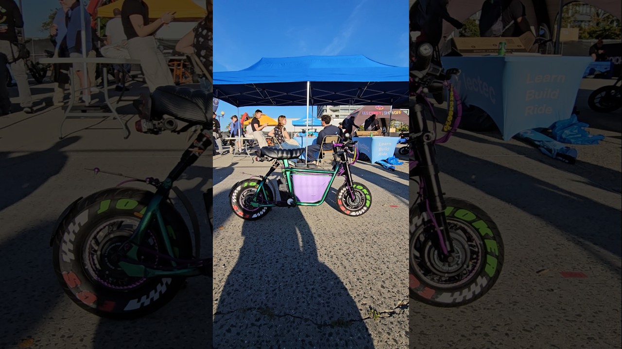 Custom 90MPH Compact BEAST from Jocker Garage #electric #ev #bikelife #ebike #speed #diy #scooter