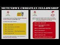 MCF: FRIDAY OVERNIGHT SERVICE WITH PASTOR TOM MUGERWA 02-April-2021