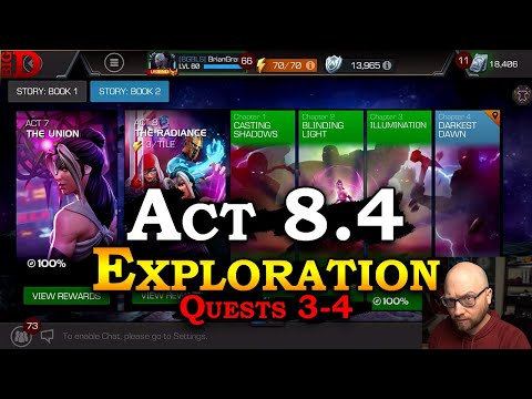 Act 8.4 exploration - Quests 3 and 4