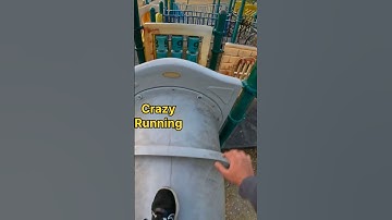 Bella ciao crazy playground parkour pov running and climbing / #trending #parkour