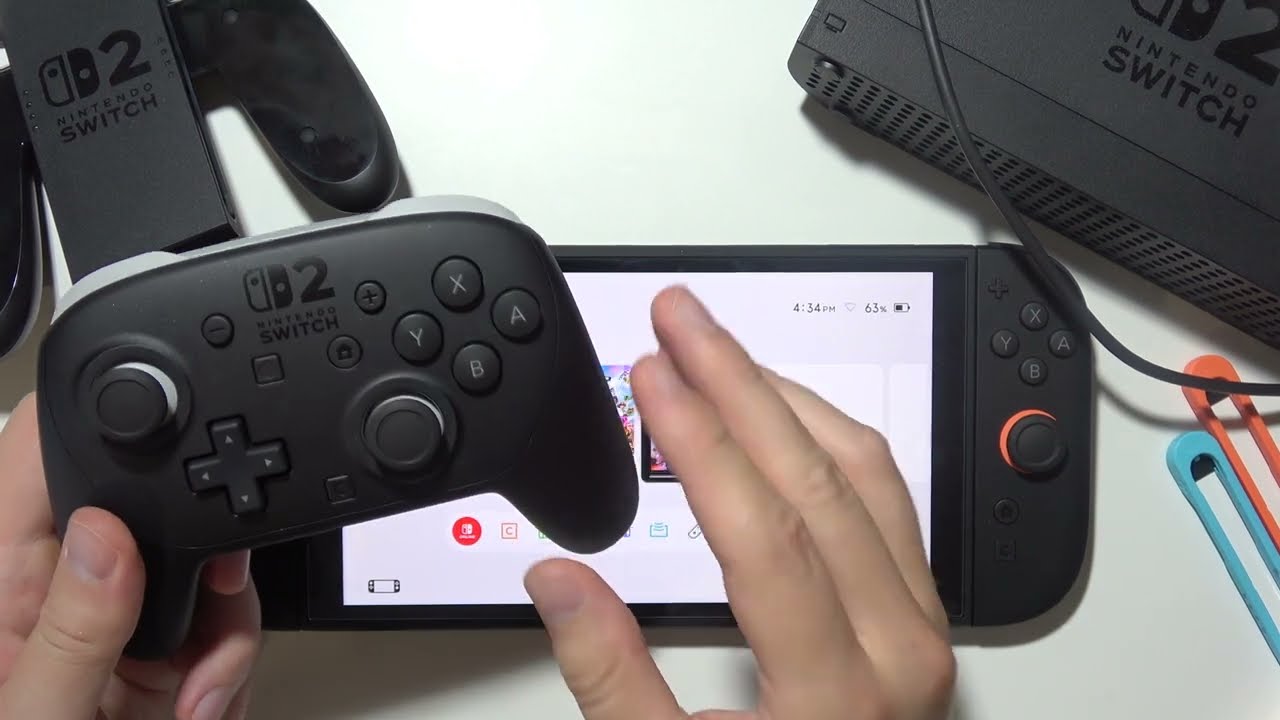Nintendo Switch 2: How to Pair Switch Pro 2 Controller - YouTube
