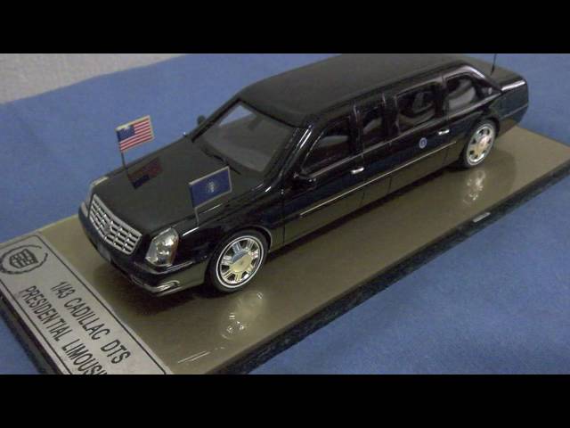 1/43 2006 Cadillac DTS Presidential Limousine - YouTube