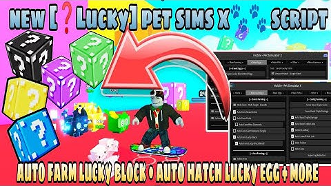 New [❓LUCKY] PET SIMULATOR X🐾 Script | Mobile•PC | Delta•Fluxus•Hydrogen•Arceus X | Pastebin 2023