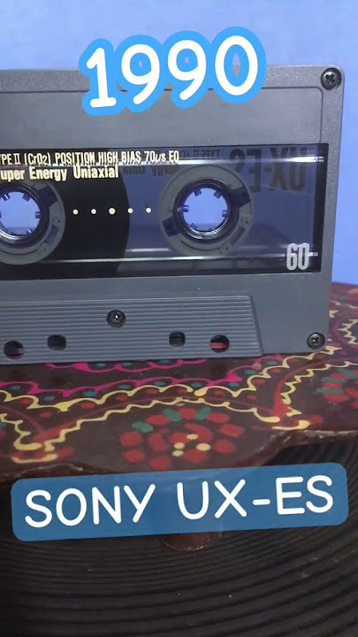 SONY UX-ES ~1990 компакт касета #sony #music #classic #cassette #original #remember #status #japan