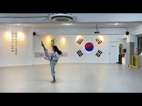 [2021백석대총장배온라인대회] 공인품새 선수권리그 김세영 태극 4장