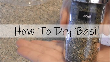Pickling & Preserving🥫How to Dry Basil