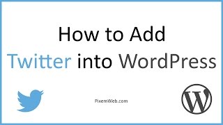 How to add a Twitter Link to your WordPress Website