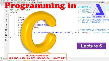 Structured Approach to Programming| Programming in C - Lecture 5