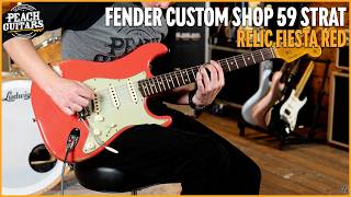 Fender Custom Shop 59 Strat - Relic Fiesta Red - YouTube
