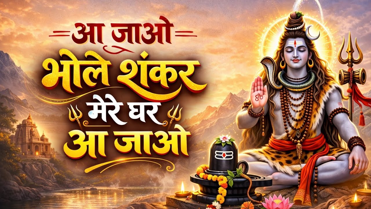 आ जाओ भोले शंकर मेरे घर आ जाओ | Latest Shiv Bhajan | Mahadev Bhajan | Shiv Song