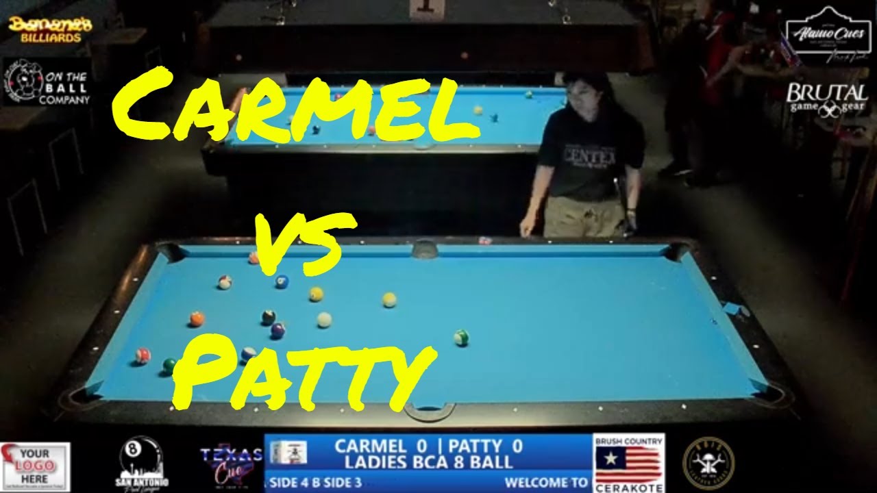 Ladies BCA 8 Ball Carmel Vs Patty YouTube ladies-bca-8-ball-carmel-vs-patty-youtube