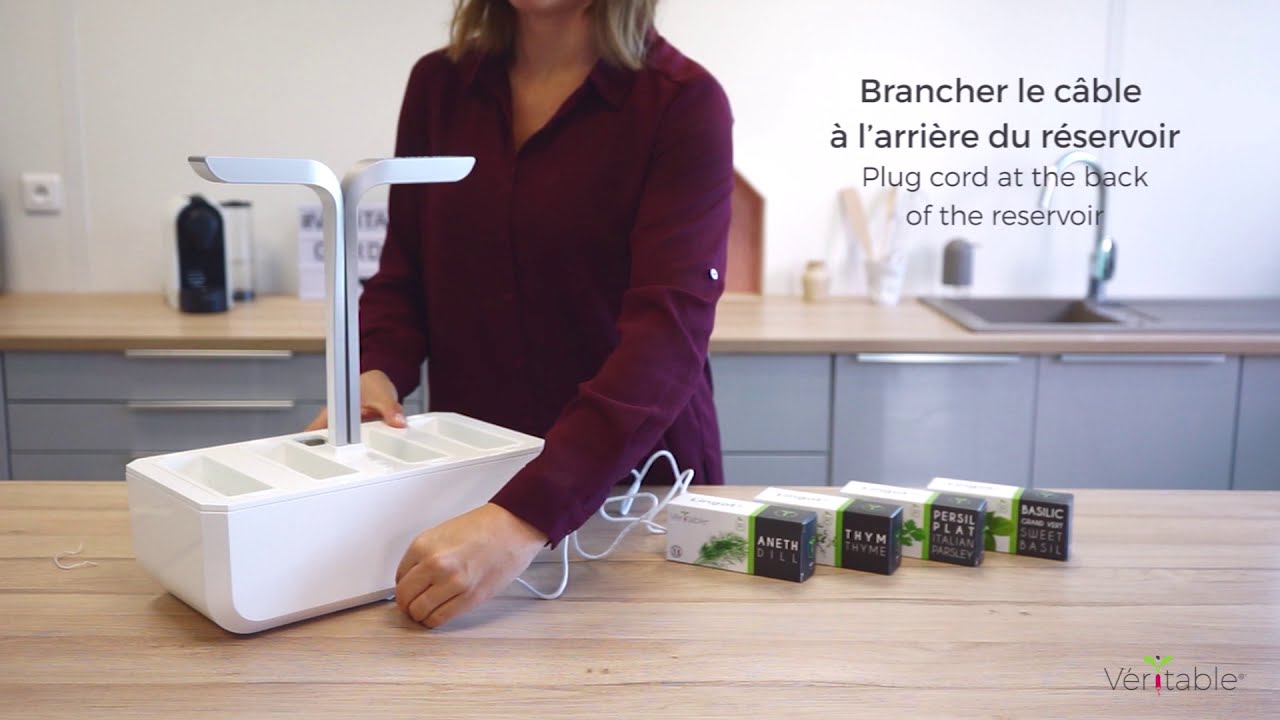 Mise en service du Potager Véritable® - Le Jardin d'intérieur autonome