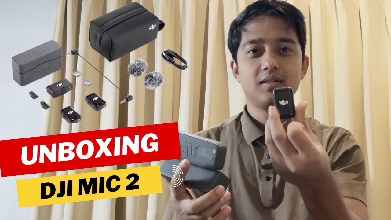 DJI Mic 2 Unboxing – Crystal Clear Audio Upgrade!