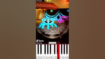 WHAT??! Smiling Critters keeps smiling [no jumpscare] (@gringoose) - Octave Piano Tutorial