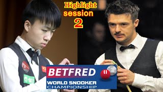 Xing Zihao vs Michael Holt Highlight World Championship 2024 session 2