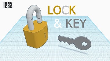 [1DAY_1CAD] LOCK & KEY (Tinkercad : Know-how / Style / Education)