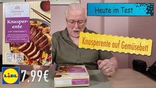 Knusper-ente auf Gemüsebett aus dem Lidl für 7,99€ - Fertiggericht TK