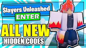 Slayers Unleashed (AUGUST 2021) ALL *NEW* SECRET OP CODES!? Roblox Slayers Unleashed
