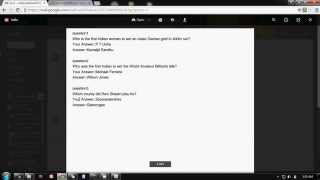 A small (QUIZ) Web application using servlets and Mail Api and spdf Api