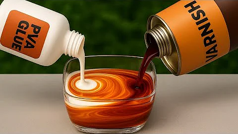 Mix VARNISH with PVA GLUE and discover the SECRET that few know! Amazing