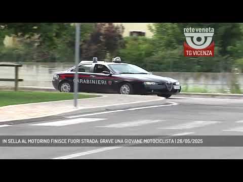 IN SELLA AL MOTORINO FINISCE FUORI STRADA: GRAVE UNA GIOVANE MOTOCICLISTA | 26/05/2025