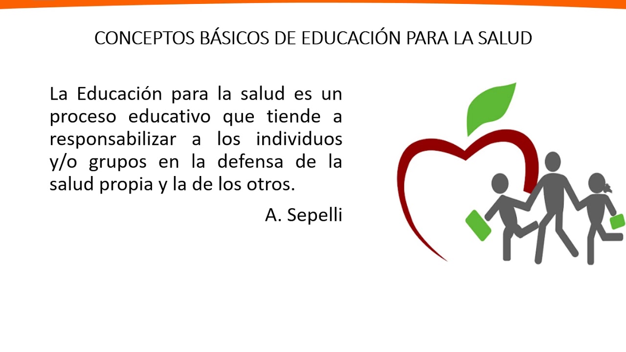 1 CONCEPTOS BÁSICOS DE EDUCACIÓN PARA LA SALUD YouTube