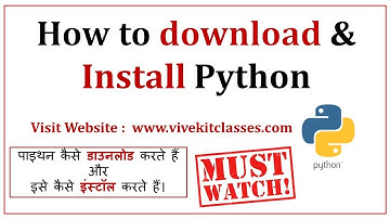 How to download and Install Python in Windows 7, 8, 8.1,10 & 11