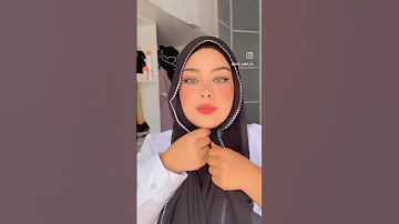 لفه حجاب ثابته وقمرجدا 