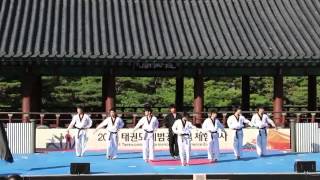 남산한옥마을 태권도 시범