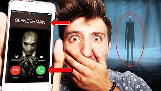 (HE FOUND US?!) CALLING SLENDER MAN ON FACETIME AT 3 AM | WE FOUND THE 8 PAGES OF SLENDER MAN!! screenshot 1