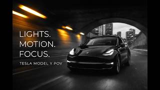 Lights | Motion | Focus |  Tesla Tunnel Drive POV mp4
