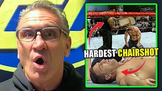 Ken Shamrock On Taking That Chair Shot From The Rock