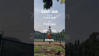 RUNNING CHALLENGE Day 22 #shorts
