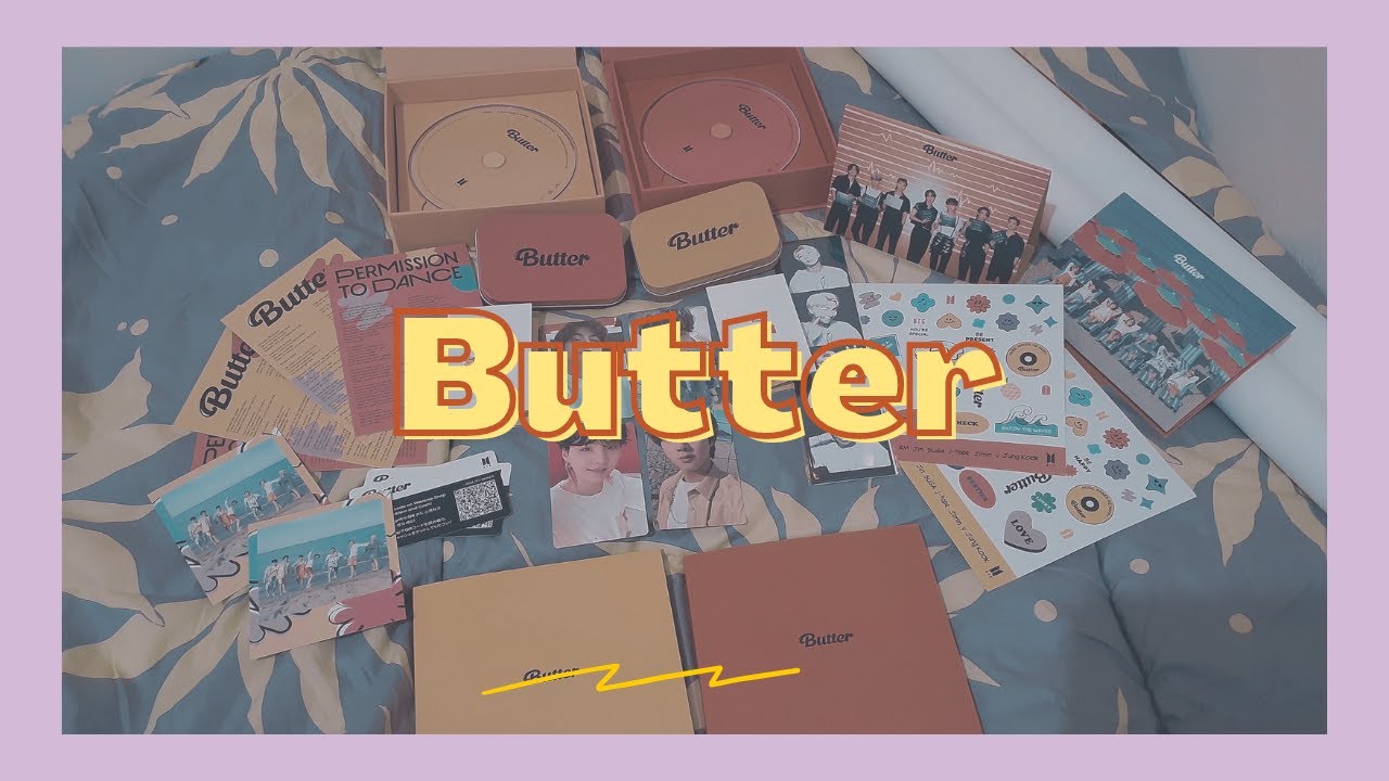 Unboxing BTS Butter Album + Weverse Preorder Benefit